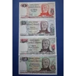 Kép 1/6 - 1983-85 Argentina 1-5-10-50 Peso 4 db-os UNC bankjegy sor. Numizmatika - bankjegyek
