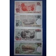 Kép 2/6 - 1983-85 Argentina 1-5-10-50 Peso 4 db-os UNC bankjegy sor.