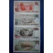1983-85 Argentina 1-5-10-50 Peso 4 db-os UNC bankjegy sor.