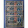 Kép 1/2 - 1902 1000 korona 4 db sorszámkövető XF bankjegy