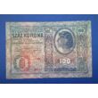 Kép 1/2 - 1912 100 korona bankjegy Románia felülbélyegzéssel