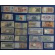 24 db-os vegyes, UNC külföldi bankjegy gyűjtemény
