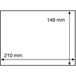 Kép 2/2 - Leuchtturm BASIC bankjegyvédő fólia, 210 x 148 mm A5 méret (közepesen merev tartású)