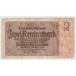 Kép 1/2 - 1937 Zwei Rentenmark bankjegy - Deutsche Rentenbank