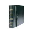Kép 2/4 - Leuchtturm NUMIS érmealbum, ZÖLD, Classic design, tokkal és 5 db különböző berakó lappal