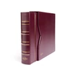 Kép 2/4 - Leuchtturm NUMIS érmealbum PIROS, Classic design, tokkal és 5 db különböző berakó lappal