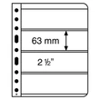 Kép 1/2 - Leuchtturm VARIO 4C műanyag bankjegytartólap - 4 férőhelyes, átlátszó, merev tartású