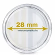 Kép 1/3 - Émetartó Kapszula 28mm belső átmérő, érméhez