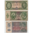 Kép 1/2 - Magyar Pénztörténet Trió, Forint - Pengő - Korona 3 db-os vegyes, magyar bankjegy sor