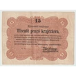 Kép 1/2 - 1849 15 Krajczár Kincstári Utalvány