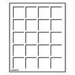 Kép 3/3 - Leuchtturm érmetartó tálca, tábla S méretű 20 férőhely, 41 mm fészekméret
