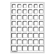 Kép 3/3 - Leuchtturm L érmetároló tálca 48 db érméhez négyzet alakú rekesszel