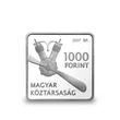 Kép 2/3 - 2007. évi Libelle repülőgép színesfém emlékérme -1000 Forint névérték – BU kivitel