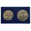 Kép 2/3 - 1974 50 - 100 Forint emlékérme pár eredeti tokban Magyar Nemzeti Bank fennállásának 50. évfordulója (1924–1974)