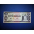 Kép 1/2 - 1996 Guyana 20 Dollár UNC bankjegy. Sorszámkövető is lehet! Numizmatika - bankjegyek