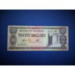 Kép 1/2 - 1996 Guyana 20 Dollár UNC bankjegy. Sorszámkövető is lehet! Numizmatika - bankjegyek