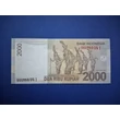 Kép 2/2 - 2015 Indonézia 2000 rupiah UNC bankjegy. Sorszámkövető is lehet!