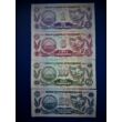 1991 NIcaragua 1-5-10-25 centavos UNC bankjegy sor