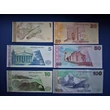 Kép 2/2 - 1997 Kírgizisztán 1-5-10-20-50-100 Szom UNC bankjegy sor.