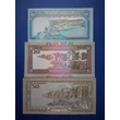 Kép 2/2 - 1990-1993 Jemen 10-20-50 Rial UNC bankjegy sor. 3 db egyben