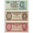 Kép 1/2 - Történelmi hármas – Klasszikus magyar forint bankjegy válogatás 4.
