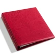 Kép 4/6 - Leuchtturm Gyűrűs album OPTIMA F, tokkal együtt, piros