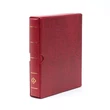 Kép 1/6 - Leuchtturm Gyűrűs album OPTIMA F, tokkal együtt, piros