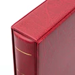 Kép 5/6 - Leuchtturm Gyűrűs album OPTIMA F, tokkal együtt, piros