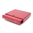 Kép 6/6 - Leuchtturm Gyűrűs album OPTIMA F, tokkal együtt, piros