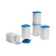 Kép 3/3 - Leuchtturm Sqube érmetartó kapszula – 20 db érme számára (38–39 mm), egymásra rakható