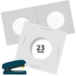 Kép 1/3 - Tűzőkapcsos érmetartó keret 23mm