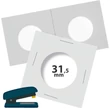 Kép 1/3 - Tűzőkapcsos érmetartó keret 31,5mm