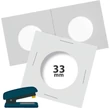 Kép 1/3 - Tűzőkapcsos érmetartó keret 33mm