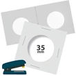 Kép 1/3 - Tűzőkapcsos érmetartó keret 35mm