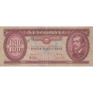 1962 100 forint Numizmatika-bankjegyek