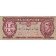 1962 100 forint bankjegy VF Numizmatika-bankjegyek