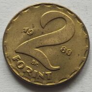 1983 2 forint érme előlap