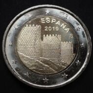 2019 2 Euro UNC emlékérme Spanyolország Ávila falai