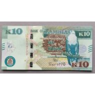 2020 Zambia 10 Kwacha UNC bankjegy