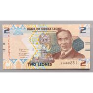 2022 Sierra Leone 2 Leones UNC bankjegy