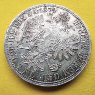 1879 1 Florin Ferencz József ezüst érme Numizmatika - Érmék, érme
