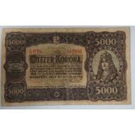 1923 5000 korona államjegy Fine