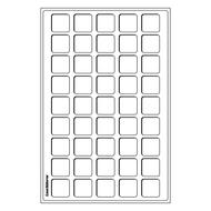 Leuchtturm L érmetálca 45 db érméhez 31 mm Ø-ig, kék