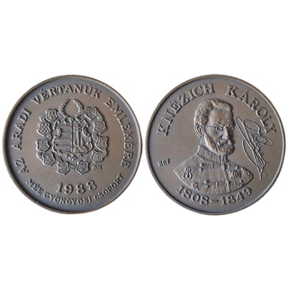 1988 MÉE Gyöngyösi Csoport Knézich Károly emlékérme