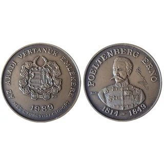 1989 MÉE Gyöngyösi Csoport Poeltenberg Ernő emlékérme