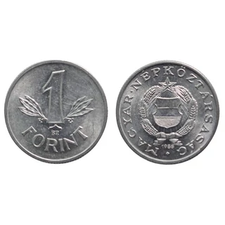 1988 1 Forint forgalmi érme, verdefényes