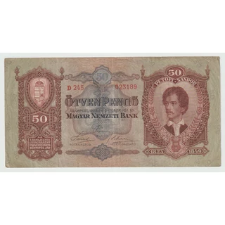 1932 50 Pengő VF bankjegy