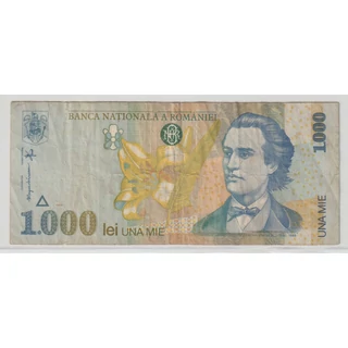 1998 1000 lej bankjegy (Románia) VF