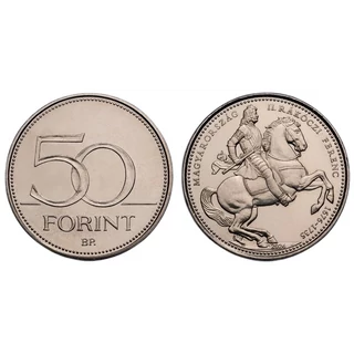 2026 50 forint II. Rákóczi Ferenc születésének 350. évfordulója - verdefényes emlékérme rollniból