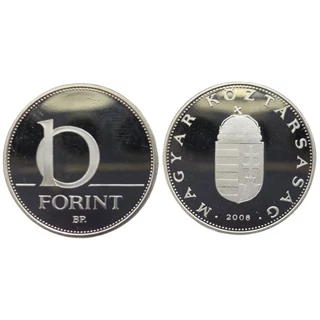2008 10 forint PP érme - Mindössze 7000 darabos proof kiadás